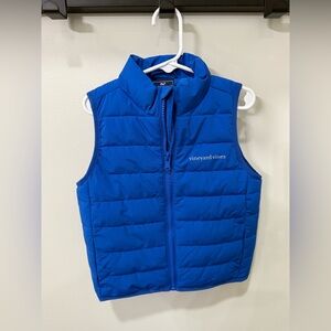 Vineyard Vines Kids Blue Puffer Vest